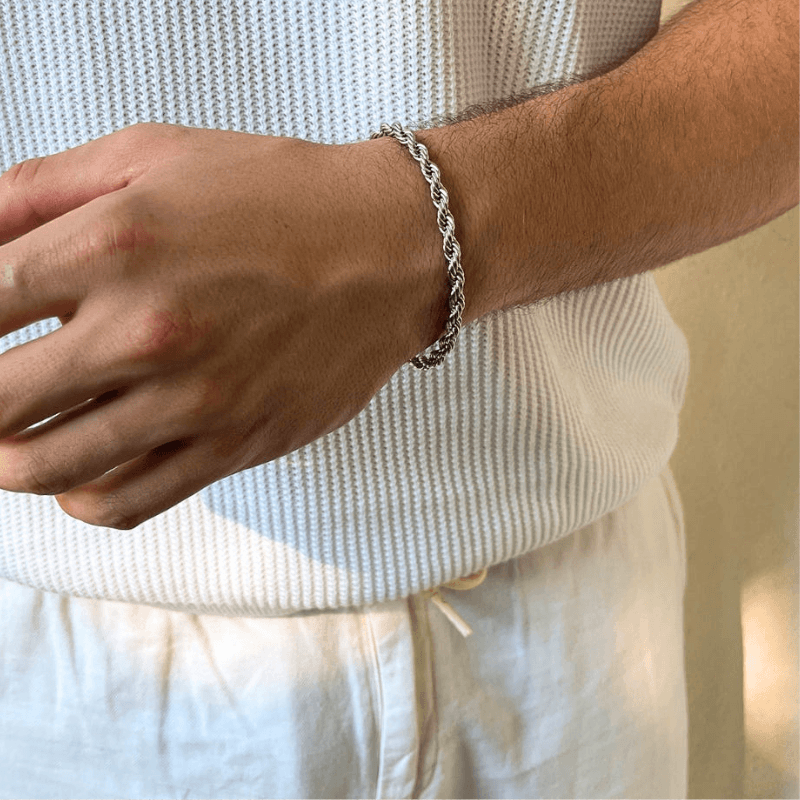 3MM Sterling Silver | Rope Bracelet